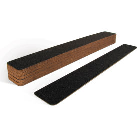 Anti-Slip Tape, Black, 3"W x 24"L, 50/Pkg.