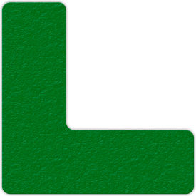 Floor Marking Tape, Green, L Shape, 25/Pkg.
