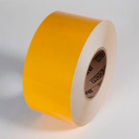 Reflective Marking Tape, Yellow, 4"W x 150'L Roll