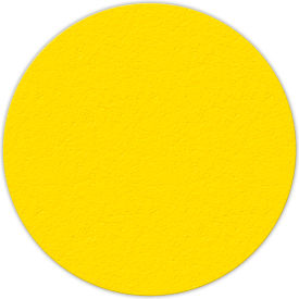 Floor Marking Tape, Yellow, 6" Circle, 25/Pkg.