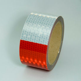 Conspicuity DOT-C2 Reflective Tape, Red/White, 2"W x 30'L Roll