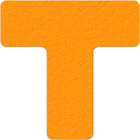 Floor Marking Tape, Orange, T Shape, 25/Pkg.