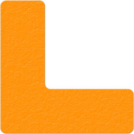 Floor Marking Tape, Orange L Shape, 25/Pkg.