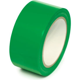 Floor Marking Aisle Tape, Green, 2"W x 108'L Roll