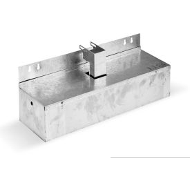 Grease Collector Box, 14" x 5", Galvanized Steel
