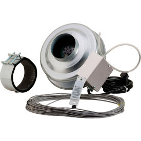 Fantech Duct Booster Kit With FG 4XL Fan & Wall Mount Indicator Panel, 120V, 173 CFM