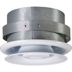 Fantech Contour Grille With Collar, For 4" Duct