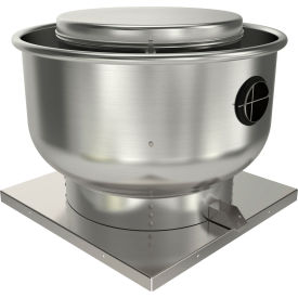 16" Roof Ventilator Direct Drive Upblast, 1/2 HP, 115/230V, 1 PH, 2964 CFM, ODP