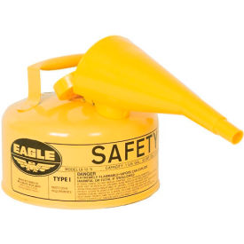 Type I Safety Can - 1 Gallon with Funnel - Yellow