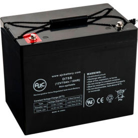 Universal 12V 75Ah Sealed Lead Acid Battery