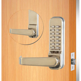 Mechanical Tubular Lockset with 2-3/4" Latch, Stainless Steel