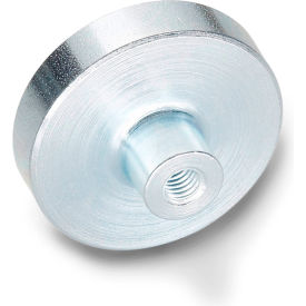 Retaining Magnet Assembly Disc-Shaped w/ Threaded Bushing, .98" Dia, Steel