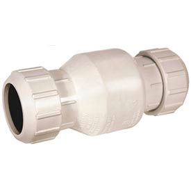 Full-Flow Compression Fittings Check Valve