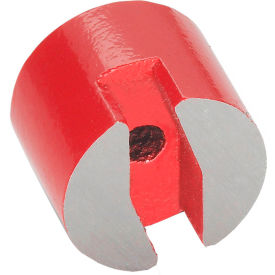 Button-Type Magnet w/ Thru Hole - .51" Diameter, Steel