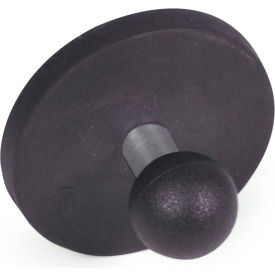 Retaining Magnet Assembly with Ball Knob and Rubber Jacket, 1.22" Dia, Steel