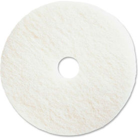 14" Polishing Pad, White, 5 Per Case
