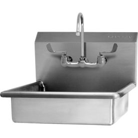 Wall Mount Sink With Low-Flow Faucet