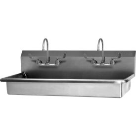 5A2F 2-Person ADA Compliant Wall Mount Wash Station With Faucets