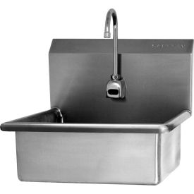 Wall Mount Sink With Battery Powered Sensor