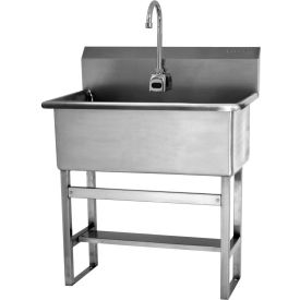 532FA Floor Mount Scrub Sink With AC Powered Sensor