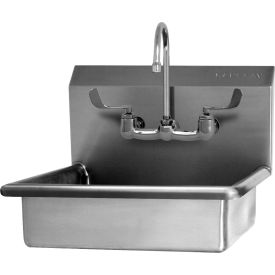 Wall Mount Sink With Faucet, Low-Flow 0.5 GPM