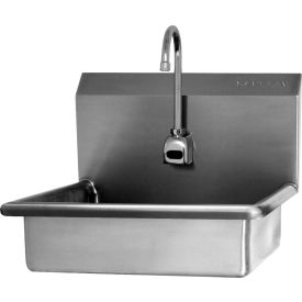 Wall Mount Sink With AC Powered Sensor, Low-Flow 0.5 GPM