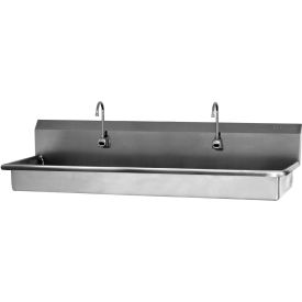 5A3B 3-Person ADA Compliant Wall Mount Wash Station With Battery Powered Sensors