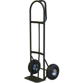 D-Handle Hand Truck W/ Pneumatic Wheels, 800 Lb. Capacity, Black
