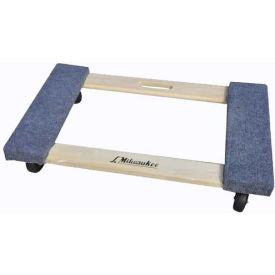 Wood Furniture Dolly - Carpeted Ends - 30" x 18" - 1000 Lb. Capacity