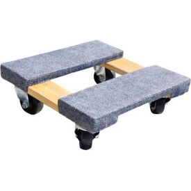 Wood Furniture Dolly - Carpeted Ends - 15" x 15" - 800 Lb. Capacity
