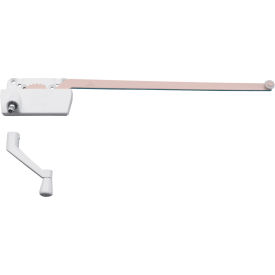 Single Arm Operator, 13-1/2", W/Crank, SILL MOUNT R.H., White