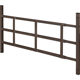 Fixed Window Guard, 31"-54"W X 15"H, 3 Bar, Brown