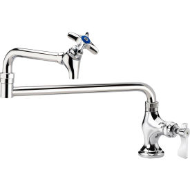 Royal Series Deck Mount Pot Filler Faucet, 12" Jointed Spout