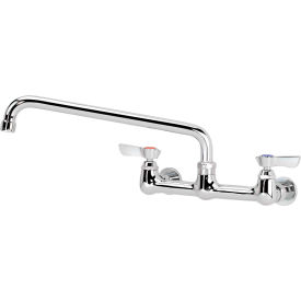 Silver Series 8" Center Wall Mount Faucet, 12" Spout