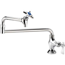 Royal Series Deck Mount Pot Filler Faucet, 18" Jointed Spout
