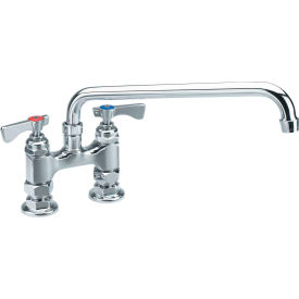 4" Center Raised Deck Mount Faucet, 8" Spout
