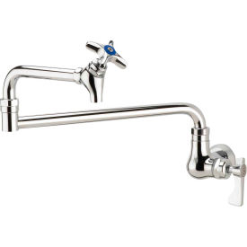 Royal Series Wall Mount Pot Filler Faucet, 24" Jointed Spout