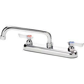 Commercial Series 8" Center Deck Mount Faucet, 8" Spout