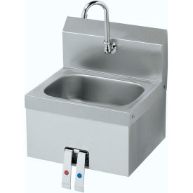 16" Wide Hand Sink With Knee Valve