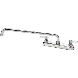 Commercial Series 8" Center Deck Mount Faucet, 16" Spout