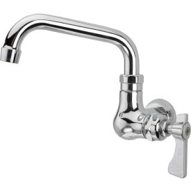 Single Hole Wall Mount Faucet, 12" Spout