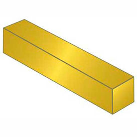 Keystock - 1/2" x 1/2" x 1 Ft - 3600 Brass - Plain - Bilateral - ASTM B16