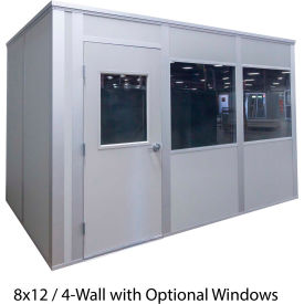 Gray Vinyl Int & Ext, 10x12, 4-Wall, Class C Fire & STC27 Sound