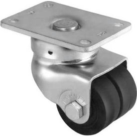 30 Series Swivel Plate Caster Advanced Elastomer 2-1/2" Dia. 400 Lb. Cap.