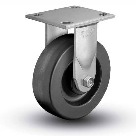 4 Series Rigid Plate Caster - Phenolic 5" Dia. 1000 Lb. Cap.