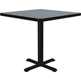 24" Square Restaurant Table, Gray