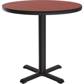 30" Round Restaurant Table, Cherry
