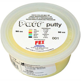 Color-Coded Exercise Putty, X-Soft, Yellow, 90cc