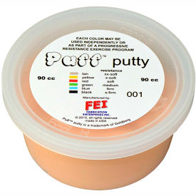 Color-Coded Exercise Putty, XX-Soft, Tan, 90cc