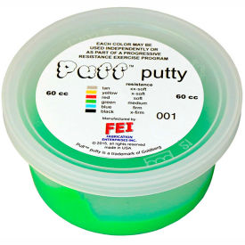 Color-Coded Exercise Putty, Medium, Green, 60cc